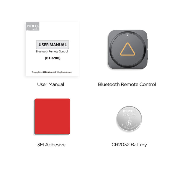 VIOFO Wireless Bluetooth Remote Control | BTR200