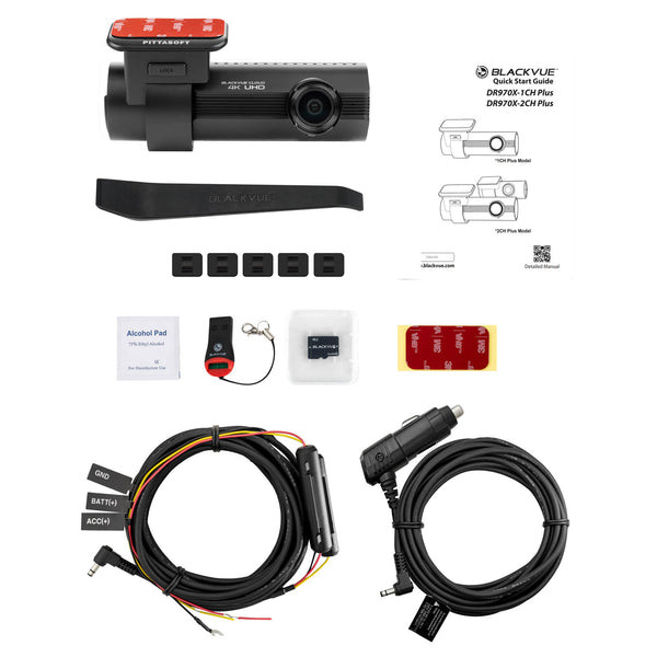 BlackVue DR970X-1CH-PLUS 4K GPS WiFi Cloud-Ready Single Lens Dash Cam