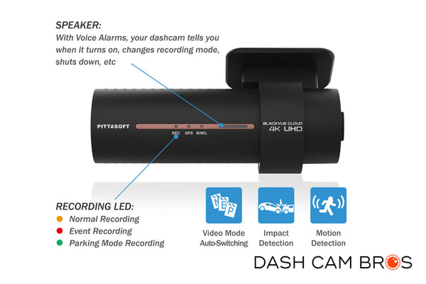 BlackVue DR970X-1CH-PLUS 4K GPS WiFi Cloud-Ready Single Lens Dash Cam