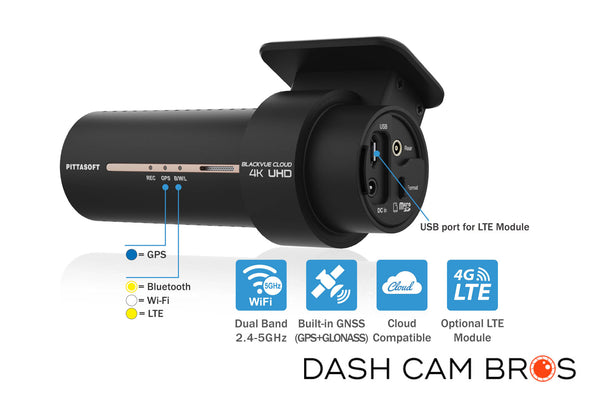 BlackVue DR970X-1CH-PLUS 4K GPS WiFi Cloud-Ready Single Lens Dash Cam