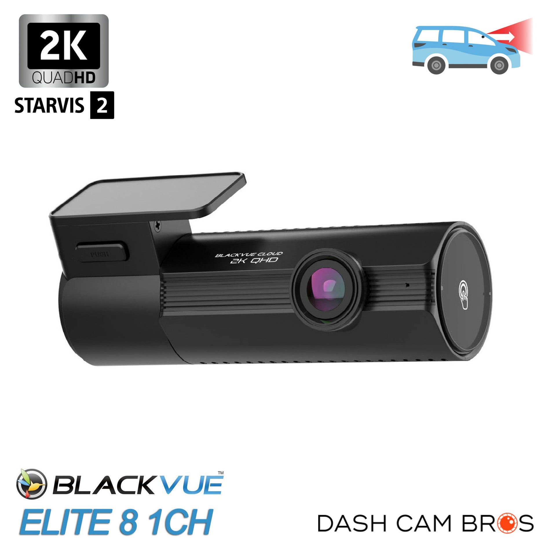 BlackVue ELITE 8 Front-Facing 2K QHD Dash Cam