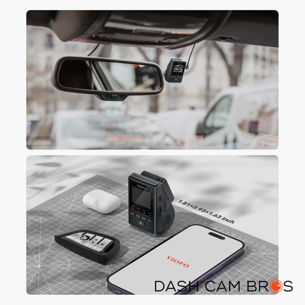 VIOFO A119 MINI 2 | Extra Small 2K  Dash Cam w/ GPS & WiFi