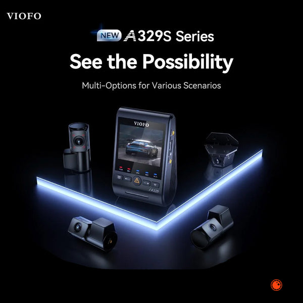 VIOFO A329S-1CH | 4K, 60FPS Front-Facing Dash Cam w/ HDR & WiFi-6