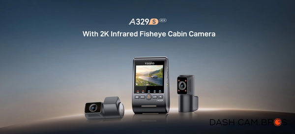 VIOFO A329S-3CH | 4K Front + 2K Rear + 2K Cabin Dash Cam w/ HDR & WiFi-6