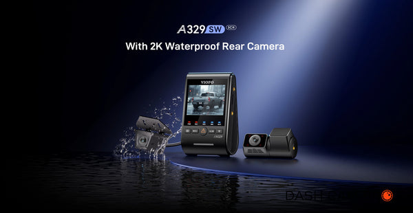 VIOFO A329SW-3CH | 4K + 2K + 2K Triple Truck Dash Cam with HDR & Wi-Fi 6