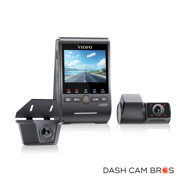 VIOFO A329SW-3CH | 4K + 2K + 2K Triple Truck Dash Cam with HDR & Wi-Fi 6