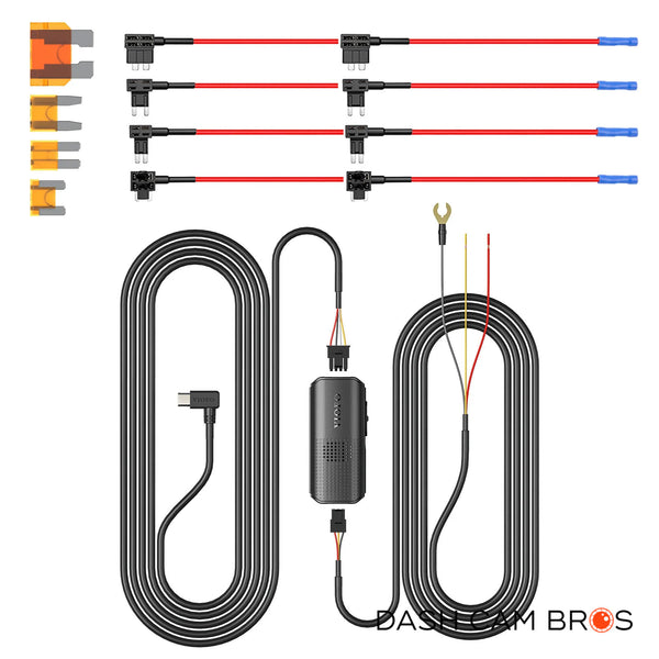 VIOFO HK6 Hardwire Kit With Fuse Taps | USB-C Direct-Wire for Parking Mode
