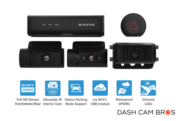 BlackVue DR770X-BOX-TRUCK-PRO – Triple Camera Protection for Trucks