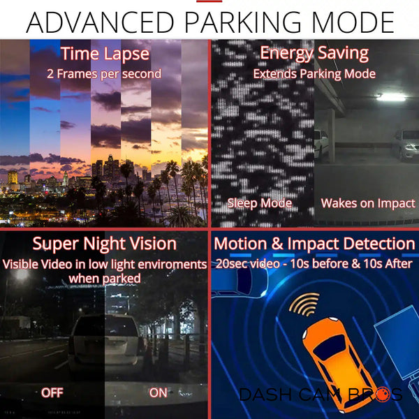 Thinkware U1000 2CH PLUS 4K Front + HD Rear Dash Cam