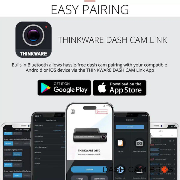 Thinkware U1000 2CH PLUS 4K Front + HD Rear Dash Cam