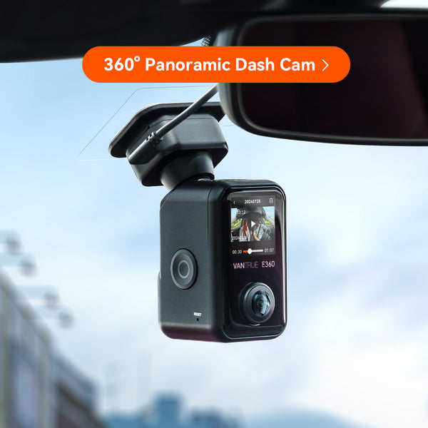 Vantrue E360 5.2K 360° Panoramic Dash Cam