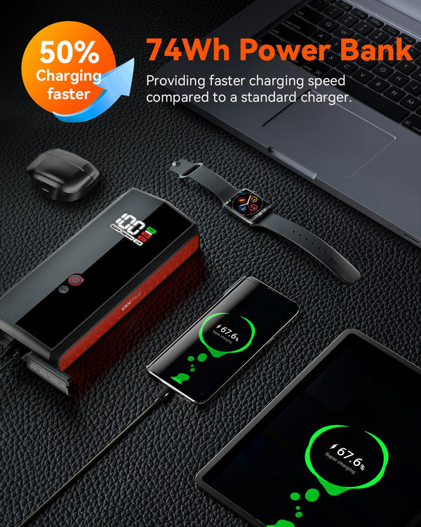 Vantrue 3-in-1 Car Jump Starter And Power Bank