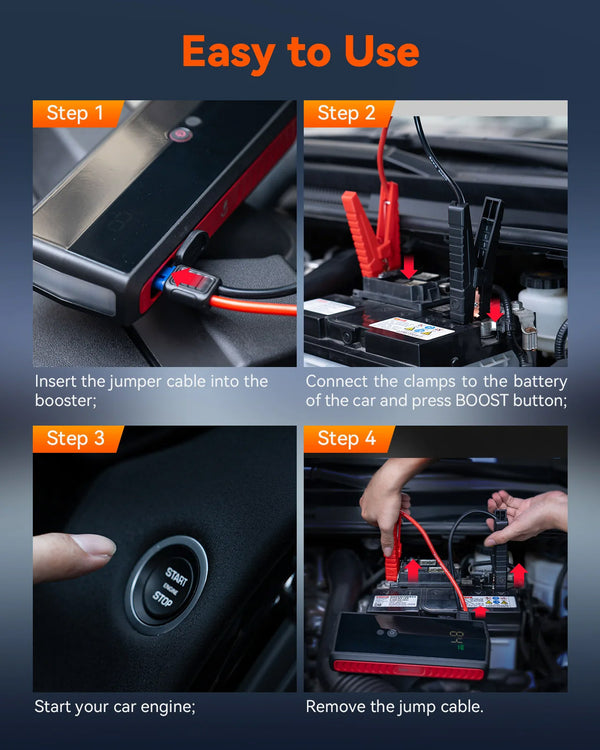 Vantrue 3-in-1 Car Jump Starter And Power Bank