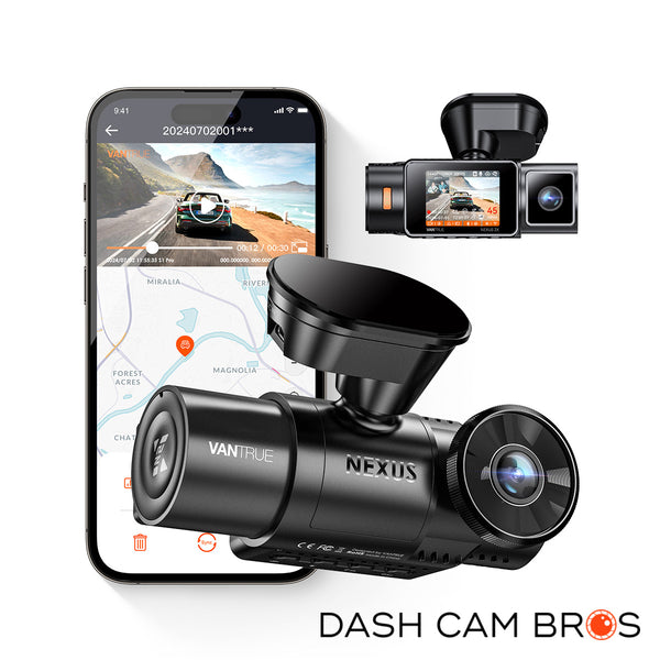 Vantrue Nexus 2X (N2X) 2K Front + HD Interior Dash Cam
