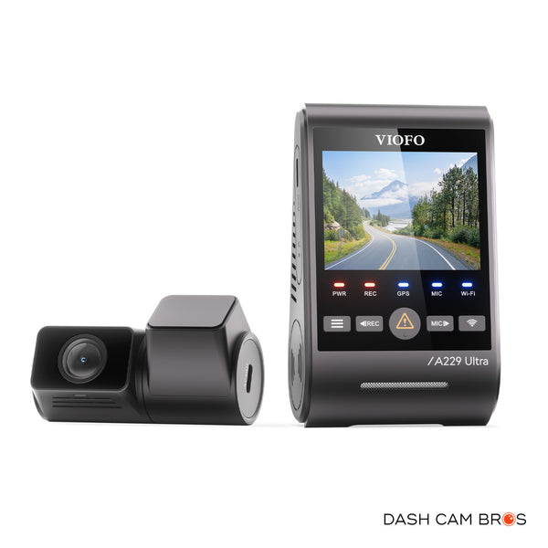 VIOFO A229 ULTRA 2CH | 4K+4K 2CH Smart Dash Cam w/ GPS & WiFi
