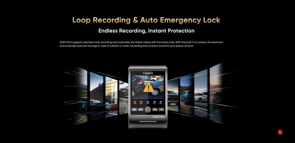 VIOFO A229 ULTRA 2CH | 4K+4K 2CH Smart Dash Cam w/ GPS & WiFi