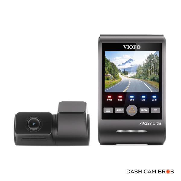 VIOFO A229 ULTRA 2CH | 4K+4K 2CH Smart Dash Cam w/ GPS & WiFi