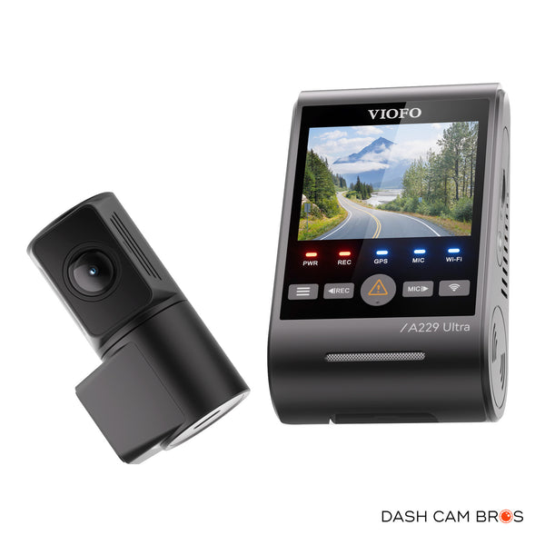 VIOFO A229 ULTRA 2CH | 4K+4K 2CH Smart Dash Cam w/ GPS & WiFi