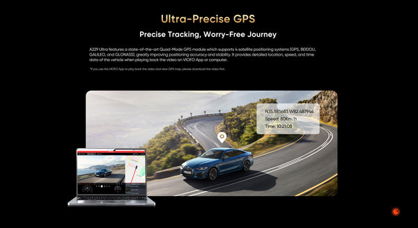 VIOFO A229 ULTRA 3CH | 4K+4K+HD 3CH Smart Waterproof Dash Cam