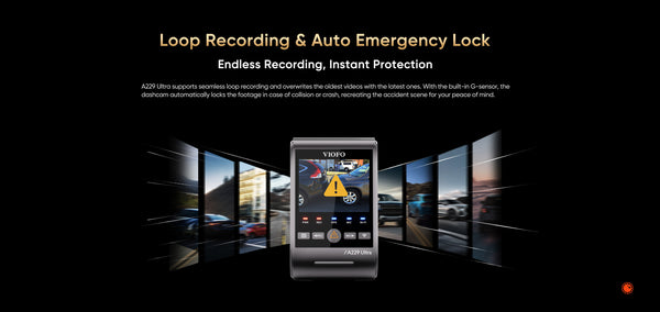 VIOFO A229 ULTRA 3CH | 4K+4K+HD 3CH Smart Waterproof Dash Cam