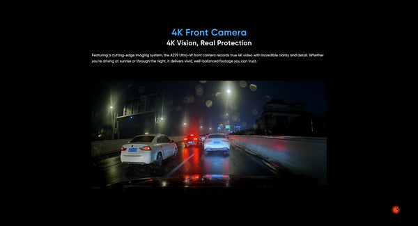 VIOFO A229 ULTRA-W 2CH | 4K+4K 2CH Exterior Waterproof Smart Dash Cam