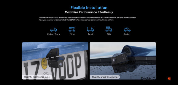 VIOFO A229 ULTRA-W 2CH | 4K+4K 2CH Exterior Waterproof Smart Dash Cam