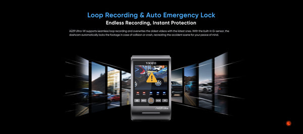 VIOFO A229 ULTRA-W 2CH | 4K+4K 2CH Exterior Waterproof Smart Dash Cam