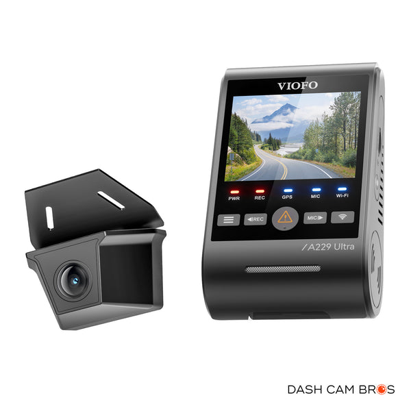 VIOFO A229 ULTRA-W 2CH | 4K+4K 2CH Exterior Waterproof Smart Dash Cam