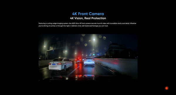 VIOFO A229 ULTRA-W 3CH | 4K+4K+HD 3CH Smart Waterproof Dash Cam
