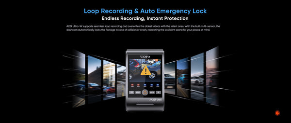 VIOFO A229 ULTRA-W 3CH | 4K+4K+HD 3CH Smart Waterproof Dash Cam