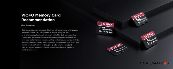 VIOFO A229 ULTRA-W 3CH | 4K+4K+HD 3CH Smart Waterproof Dash Cam