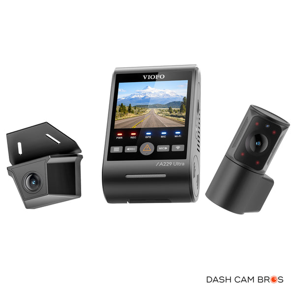 VIOFO A229 ULTRA-W 3CH | 4K+4K+HD 3CH Smart Waterproof Dash Cam