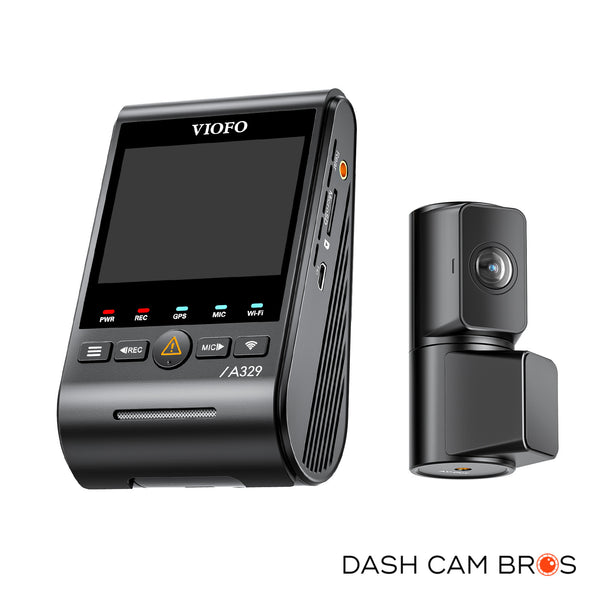 VIOFO A329S-2CH | 4K Front + 2K Rear Dash Cam w/ HDR & WiFi-6