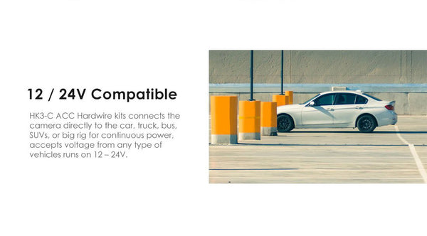 VIOFO A139 HK3-C ACC Hardwire Kit | Direct-Wire for Parking Mode