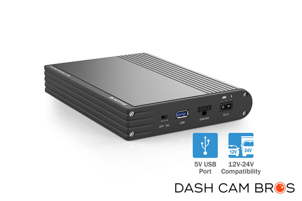 Compatible With Most Vehicles & Accessories | BlackVue B-130X Power Magic Battery Pack | DashCam Bros