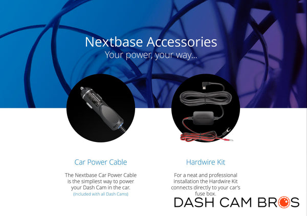 Optional Nextbase Accessories  | Nextbase 322GW Front-Facing Touch Screen Dash Cam With Emergency SOS | Dashcam Bros