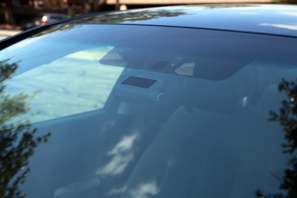 Exterior View Of Filter On Dash Cam | Thinkware F800/F800 Pro Front Slip-On Polarizing Filter | DashCam Bros