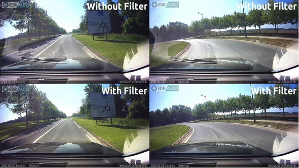 BlackVue DR650GW & DR650S Front Camera Slip-On Polarizing Filter - Accessories - DashCam Bros - Dash Cam