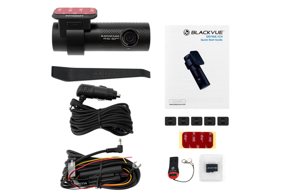 BlackVue DR750X-1CH-PLUS | Full Box Contents