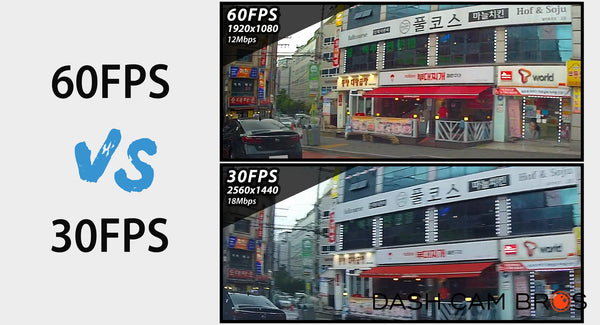 60 FPS (Frames per Second), Double the 30FPS Standard! | DashCam Bros