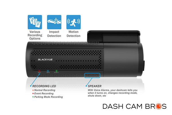 Various Recording Options, Impact Detection, And Motion Detection | DR750X-2CH-TRUCK-LTE-PLUS Front + External Rear Dash Cam | Dashcam Bros