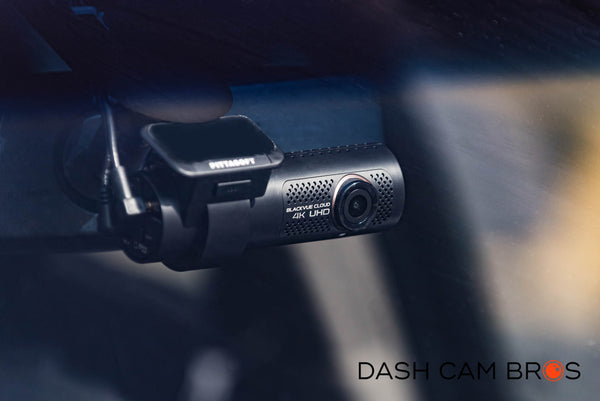 Front Camera Mounted Outside View | DR900X-2CH-PLUS | DashCam Bros
