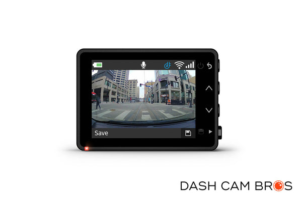 1440p Single Lens Dashcam with 140° Field of View | Example Display View | Garmin Dash Cam 57 | DashCam Bros