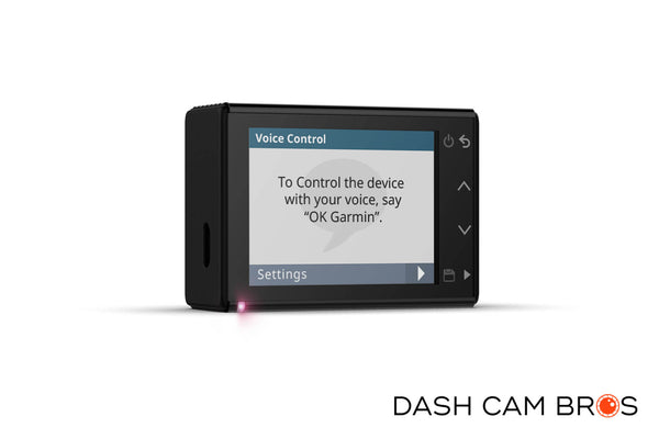 Voice Control | Garmin Dash Cam 57 | DashCam Bros