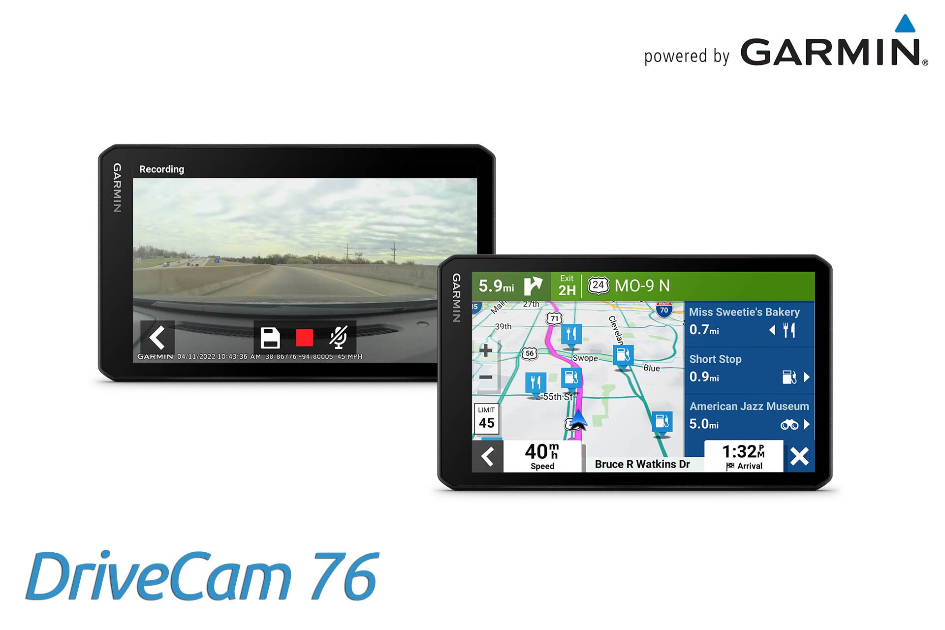 Shop Garmin DriveCam GPS 76 Bros | & Dash DashCam Nav Cam