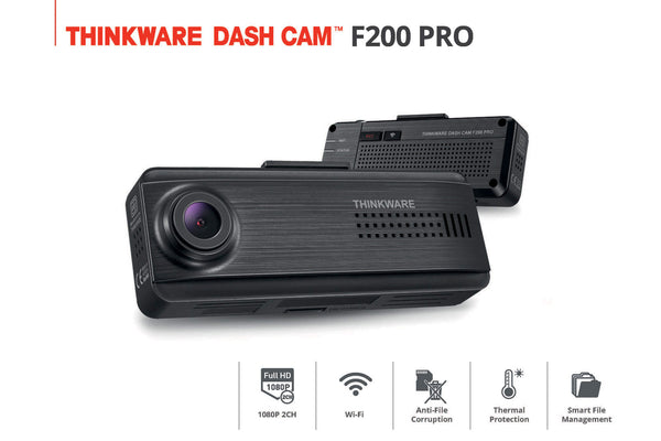 Features | Thinkware F200 Pro Dual Lens Dashcam | DashCam Bros