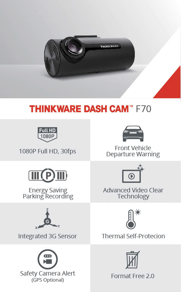 Thinkware F70 Pro Dash Cam