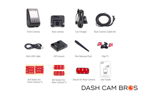  | VIOFO A129 Plus Duo Front and Rear Dual Lens Dash cam | DashCam Bros