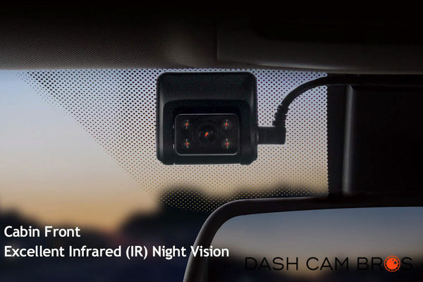 Cabin Front Infrared Night Vision | VIOFO A129 Plus Duo IR Front and Interior Dual Lens Dash cam | DashCam Bros