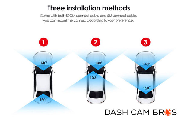 Three Installation Methods | VIOFO A129 Plus Duo IR Front and Interior Dual Lens Dash cam | DashCam Bros